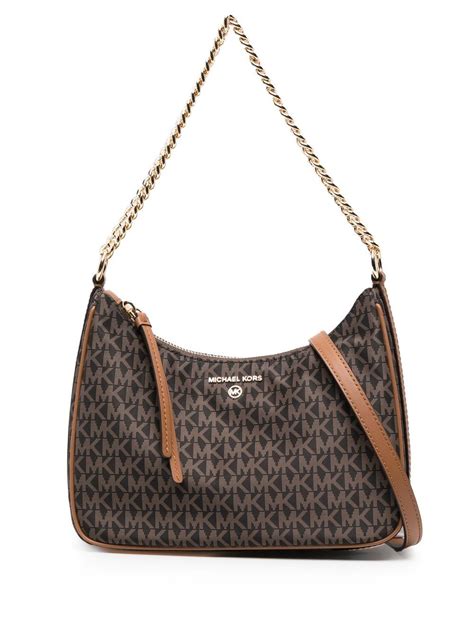 michael kors monogram backpack|monogram print shoulder bag.